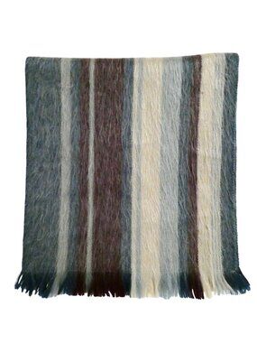 SHUPACA striped Alpaca blend scarf